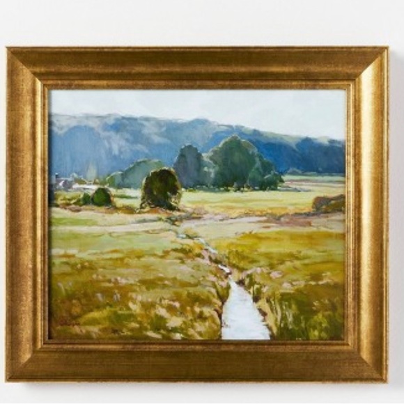 Studio McGee Other - Studio McGee with Target “Summer Pasture” canvas with brass frame